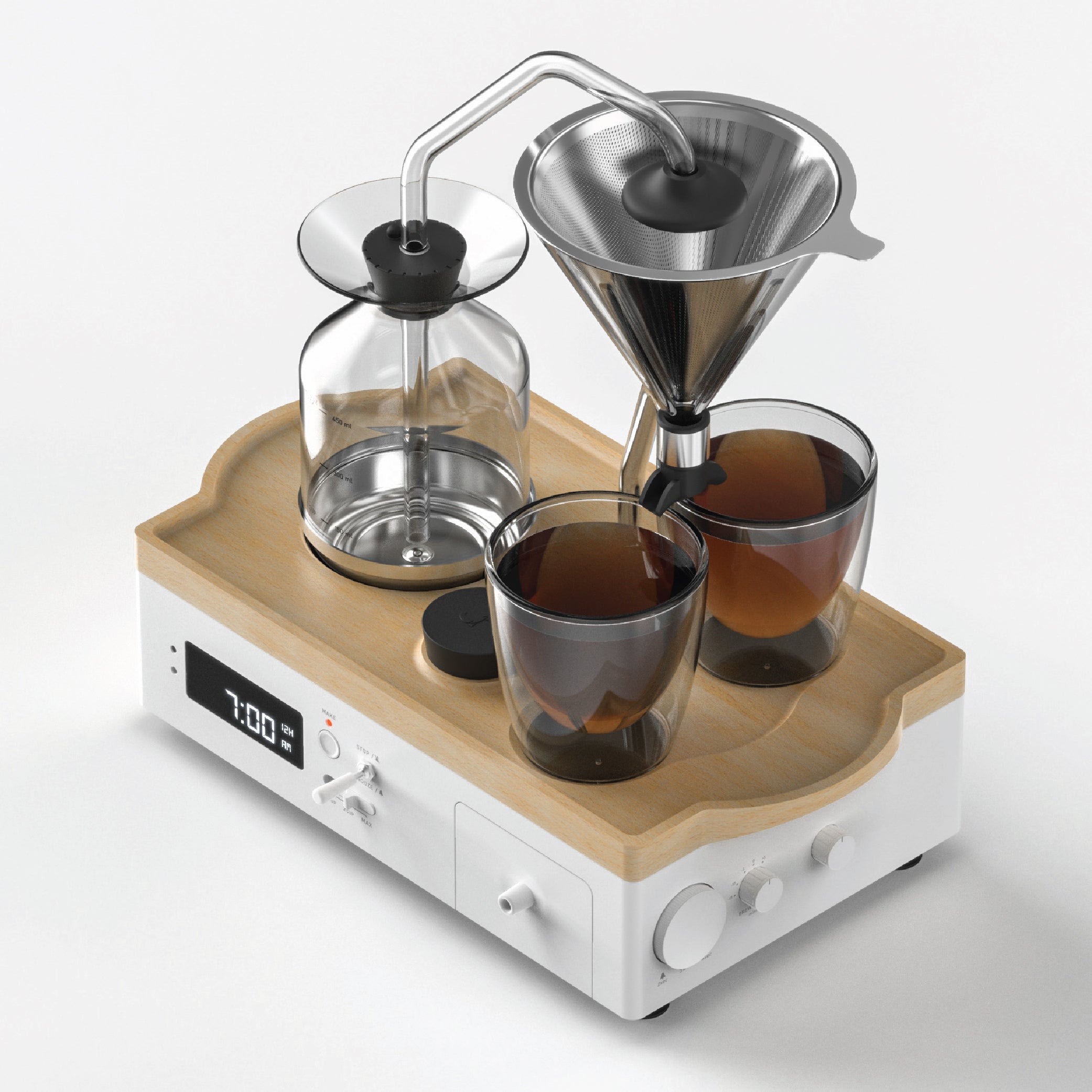 Barisieur™ Grande: Coffee & Tea Alarm Clock